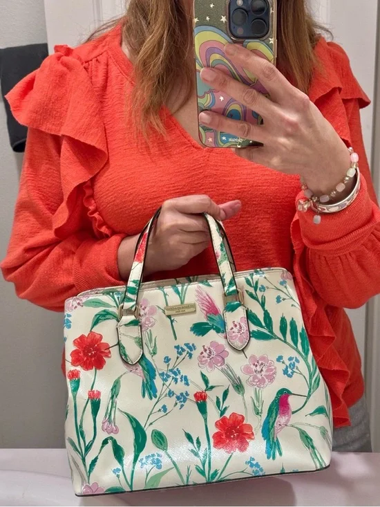 Kate Spade Hummingbird Laurel Way Evangelie satchel - Picture 9 of 16